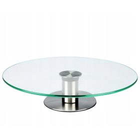   Поставка за торта, плодове - Въртяща се рави чиния 30см