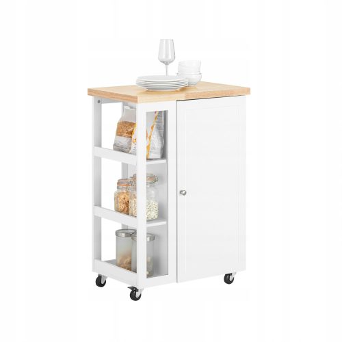  Бял кухненски шкаф SoBuy 60 x 40 x 90 см, цвят на лицевата част: бял