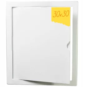   РЕВЮ ВРАТА 30x30 300x300 БЯЛА ПЛАСТМАСА 30 x 30 cm ABS