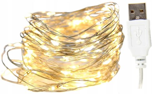  ЖИЧНИ ЛАМПИ 100 LED за USB дължина 10м