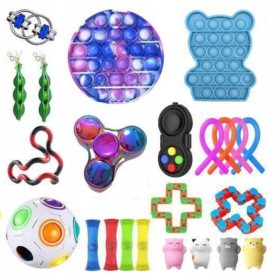    КОМПЛЕКТ АНТИСТРЕС ИГРАЧКИ FIDGET TOYS BUBBLE