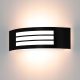  Kwazar Luminaire градинска стенна лампа черна E27 15 W