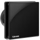 Harmann REY 100 вентилатор за баня хигростат Glass Black Glossy 100 мм