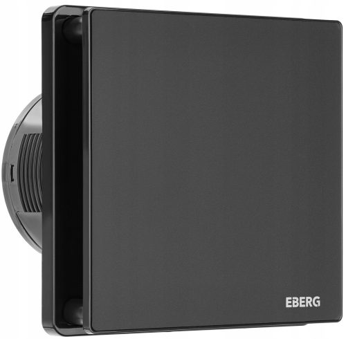 Вентилатор за баня EBERG EVO BM 100, черен мат, 100 мм