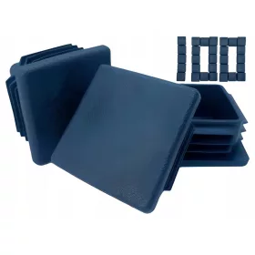   Капачка за профил - Тапи за профили 50Х50 100 бр. АНТРАЦИТ