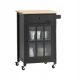  SoBuy FKW98-SCH кухненска количка 63x46x88 см черна