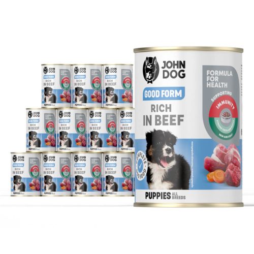  John Dog Good Form beef junior храна 12x400гр