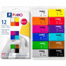  Глина за моделиране Fimo 12 бр.
