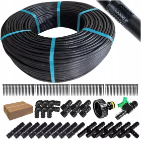    КАПКОВ НАПОИТЕЛ 50м + 54 елемента Изпотяващ маркуч