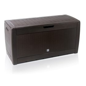   Градинска кутия за съхранение - Пластмасов градински сандък 320 литра