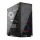  Кутия Krux Leda RGB Midi Tower, черна