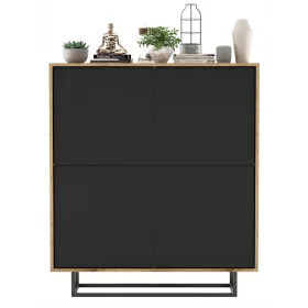    ТВ скрин Loft, шкаф Loft Wotan graphite MAT, 113 см