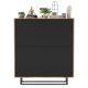  ТВ скрин Loft, шкаф Loft Wotan graphite MAT, 113 см