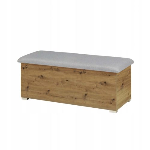  Тапицирана пейка с място за съхранение Domiko Meble 100 x 40 x 42 см нюанси на сивото