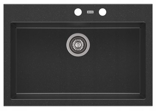 Мивка Moderno Buddy 60 с едно корито, черен гранит