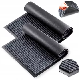   Входна изтривалка - Готова гумена, текстилна изтривалка 76 х 43 см