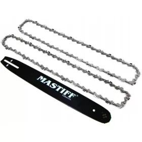    ВОДЕЩА ШИНА + 2 ВЕРИГИ ЗА ТРИОН 14" 52 ВРЪЗКИ