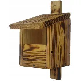    Кутия за гнездене на птици, тип П-изпечена, мухоловка