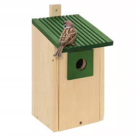    Дървена кутия за гнездене на птици