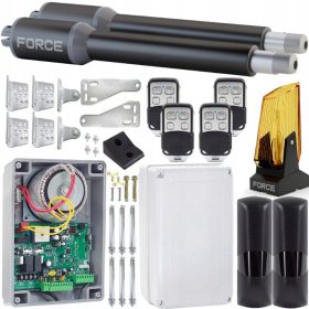   Силово задвижване на двукрила порта 230 V