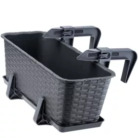    Балконска кутия 40 х 17 см, пластмаса