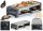  QUIGG STONE PLATE Raclette 8 тигана STONE & GRILL Party 1300W 8 души