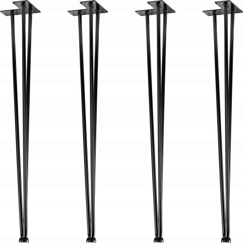  4x МЕТАЛНИ КРАКА ЗА МАСА КРАКА ЗА ФИБИ 71 СМ 3 РЕШЕТКИ