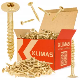   Дърводелски дискови винтове за дърво ТХ 6х60 100 бр