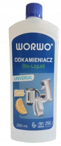  Течен препарат за отстраняване на котлен камък за кафе машини Worwo Течен препарат за премахване на котлен камък и варовикови отлагания Worwo PC06W 0,25 л.