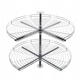    CRUISE Ъглов въртящ се рафт 3/4 820 със спирачка, бял