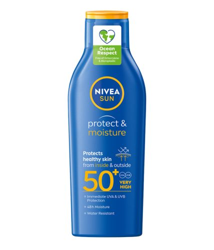  Nivea Sun Protect & Moisture 50 SPF лосион за загар 200 мл