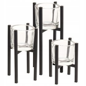   Свещник - Комплект свещници Koopman 3 бр.