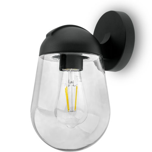 Градинска стенна лампа - Градинска лампа Lumiled graphite E27 12 W