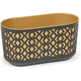    Кутия Aztek 400, пластмаса, 40 х 19,5 см, черно и златно