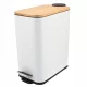 Метален кош за баня Easyform, 5л, бял