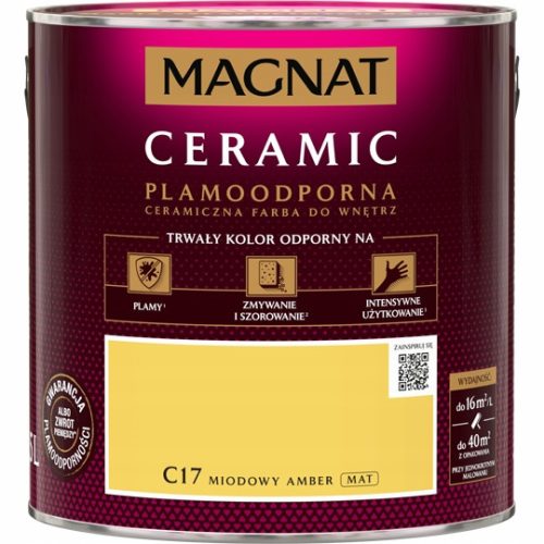 Керамична боя за стена Magnat 2,5 л C17 Honey Amber мат