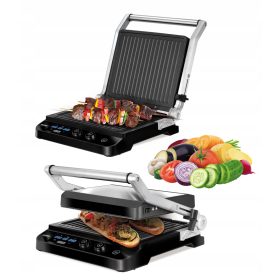   Електрическа скара - Контактна електрическа скара MPM MGR-11M сребристо/сива 2000 W