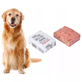    Замразено птиче и говеждо кучешко месо 10кг BARF