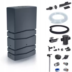    Prosperplast IDTC350-S433 резервоар за дъждовна вода 350 л антрацит