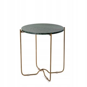    Маса от зелен мрамор MARBLE 42x42x45 см HOMLA