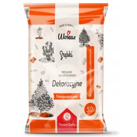   Кора стърготини - Уокас декоративен чипс 50л, оранжев