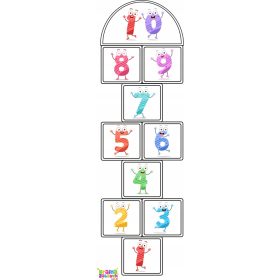    Анимационна дъска MAT HOPSCHOOL GAME - 100x300 см A