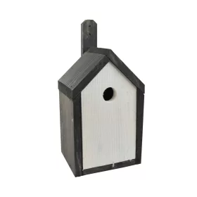    ГНЕЗДЕЛКА ЗА ПТИЦИ ДЪРВЕНА КЪЩА АНТРАЦИТ