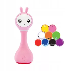    Електронна дрънкалка Alilo Smarty Bunny R1, розова