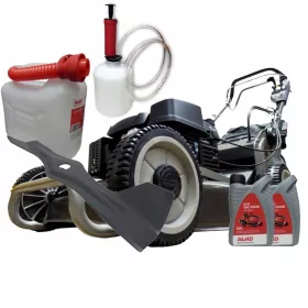    Бензинова косачка Weibang с капацитет 196 cm³ кош 60 л, ширина на косене 51 см