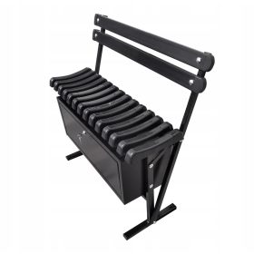   Пейка с метална облегалка 80 х 25 см