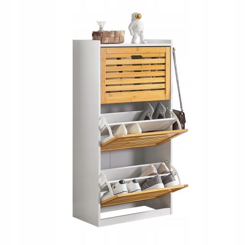  Шкаф за обувки SoBuy 55 x 112 x 30 см, тъмен бук