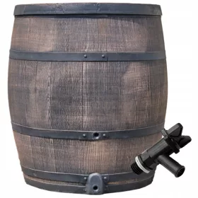    Резервоар за дъждовна вода 350 л 90 х 80 см кафяв