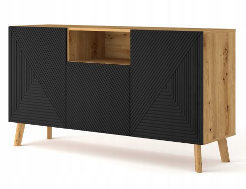 Скрин Bim Furniture LUXI 146 x 41,8 x 80 см занаятчийски дъб мат
