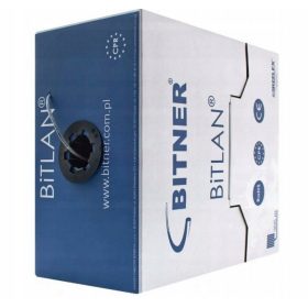   Bitner TI0006 U/UTP усукана двойка, кат.5e, 1 m, сив